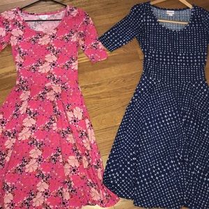 Set of Lularoe Nicole dresses